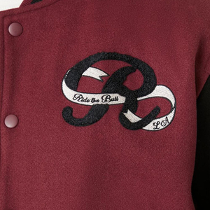 Chaqueta Varsity con Mangas de Cuero Transpirable, Chaqueta de Alta Calidad con Calefacción, la Mejor Moda, Transpirable, para Hombre - Product Image 6