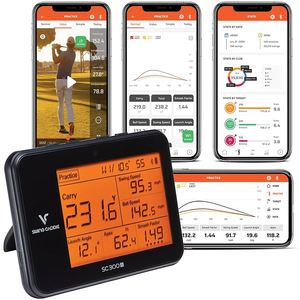 MEILLEUR <span class=keywords><strong>PRIX</strong></span> <span class=keywords><strong>2021</strong></span> – Pack GPS portable SC300i de Voice Caddie avec moniteur de lancer de golf et chargeur portable - Product Image 2