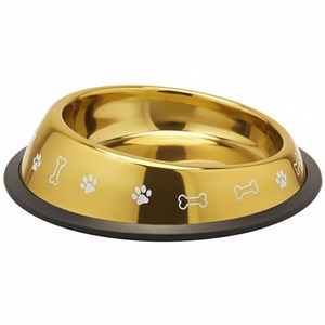 Bol pour animaux de compagnie moderne noir en gros avec un design mignon de visage de chat blanc, bol pour nourriture et eau pour chat et chien avec support en fil métallique, ensemble de fournitures - Product Image 5