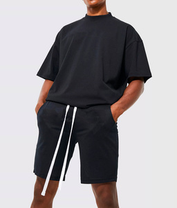 เสื้อยืดและกางเกงขาสั้นลำลองผู้ชายไซส์ใหญ่รุ่นใหม่ล่าสุด ผ้าเทอร์รี่ สำหรับฤดูร้อน แขนสั้น ผลิตในประเทศปากีสถาน - Product Image 6