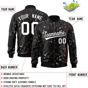 Chaqueta universitaria unisex con cremallera frontal Proveedor OEM para uniformes deportivos y de eventos personalizados - Product Image 3