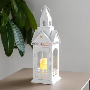 Candelero de estilo iglesia, candelabro decorativo para vidrio templado para exteriores con sala de estar, fábrica de decoraciones navideñas - Product Image 1