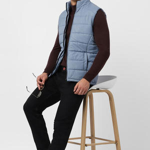 Pakistan Fabricant Puffer Vest Qualité Toile Full Zipper Style Casual Plus Size-Prix de gros - Product Image 3