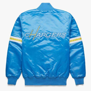 แจ็คเก็ตเบสบอลผ้าซาตินสำหรับผู้ชาย แจ็คเก็ตวาร์ซิตี้ทรงบอมเบอร์ ซับในแบบควิลท์ ติดกระดุมแป๊ก แฟชั่นสตรีทสำหรับฤดูหนาว - Product Image 5