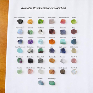 Rubis brut pierre de naissance manchette or plaqué bracelet 925 argent empilable bracelet pour les femmes naturel brut pierre précieuse bracelet - Product Image 3