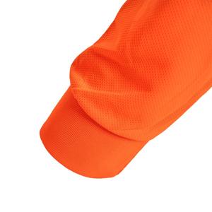 Chaleco de secado rápido con rayas reflectantes de seguridad para deportes de verano, camiseta para correr de algodón de construcción para mujer con logotipo personalizable Hi Vis - Product Image 3