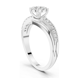 Anillo de Diamante de Laboratorio de 0.334 CT para Mujer, Claridad VVS-VS EF, Oro de 18KT, 14KT, 10KT y Plata 925, Oro Rosa, Amarillo y Blanco - Product Image 5