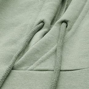 Sweat-shirts à capuche pour hommes, couleur unie, manches longues, style streetwear, coupe classique, en polaire polyester/coton respirant - Product Image 5