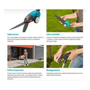 Cisailles à gazon Gardena 12100 20 Comfort Handle à lame réglable pour outils de jardinage manuels - Product Image 2