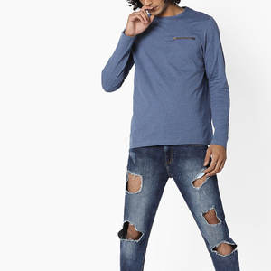 Hot Selling Full Sleeves T-<b>Shirt</b> Breathable T-<b>Shirt</b> Men Comfortable Streetwear Full Sleeves T-<b>Shirts</b> Factory Price <b>Shirts</b> - Product Image 4