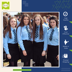 Camisa de uniforme escolar de manga larga unisex al por mayor OEM para estudiantes a precio directo de fábrica del fabricante de confianza de la India - Product Image 6