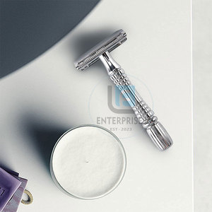Rasoirs de sécurité professionnels de haute qualité en acier inoxydable pour hommes et femmes - Lame unique réutilisable et durable - Product Image 4
