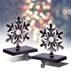 Soporte moderno y elegante para medias navideñas de Metal para chimenea, estante organizador decorativo festivo para vacaciones - Product Image 2