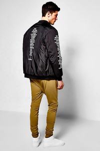 Pantalon de jogging décontracté sur mesure pour hommes taille élastique tissu de toile léger motif droit taille mi-bas-service OEM - Product Image 3