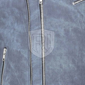 Veste en cuir véritable pour homme en gros, qualité supérieure, respirante, écologique, service OEM, options personnalisables - Product Image 6