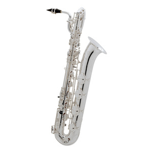 Saxophone baryton professionnel plaqué argent Selmerr Paris 55AF Série II Édition Jubilé Mi bémol - Product Image 1