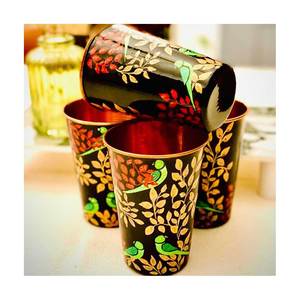 Haute demande Nouvelle-Zélande Gobelet en verre à vin en cuivre de haute qualité Fabriqué en Inde DIY Sublimation Coffret cadeau vierge - Product Image 2