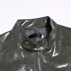 Hot Selling <b>Men</b> Clothing Leather <b>Jacket</b> New Fashion <b>Men</b> Leather <b>Jacket</b> Windproof <b>Men's</b> <b>Jacket</b> - Product Image 3