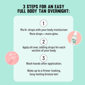 Gouttes de bronzage liquide pour une peau parfaitement brillante, bronzage corporel liquide, non irritant, vitamine bronzante, éclaircit, gouttes liquides - Product Image 3