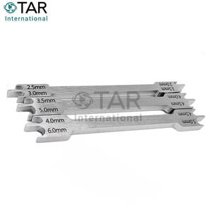 Soporte de ortodoncia dental personalizado, medidor de altura, acabado opaco, soporte de medición de acero inoxidable alemán, instrumentos médicos - Product Image 3