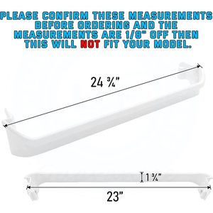 Barre de support d'étagère de porte de réfrigérateur pour Frigidaire pour Kenmore 240534901, pièce de rechange pour usage domestique - Product Image 2
