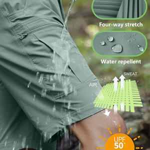 Short de randonnée pour homme avec logo personnalisé, léger, respirant, parfait pour les activités de plein air, réductions sur les commandes en gros - Product Image 3