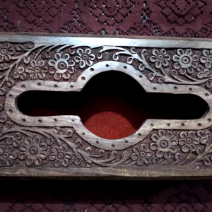 กล่องกระดาษทิชชูทำด้วยมือที่ใส่ทนทานพร้อมลวดลายสวยงามสำหรับใช้ในบ้านสำนักงานและร้านอาหาร - Product Image 1