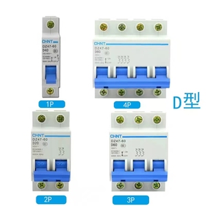 CHINT Zhengtai เบรคเกอร์ <span class=keywords><strong>DZ47</strong></span>-<span class=keywords><strong>60</strong></span> 1P 2P 3P 4P สวิตช์แอร์ขนาดเล็ก10 16 20 25 32 40 60A - Product Image 3