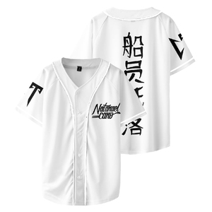 Maillots de softball personnalisés brodés de haute qualité, uniformes de baseball pour hommes en gros avec manches courtes par sublimation - Product Image 6