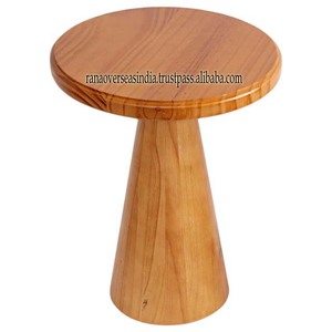 Nouvel arrivage Table centrale de forme ronde en bois de luxe Table basse et table d'appoint en bois de haute qualité pour la maison et l'hôtel Restaurant - Product Image 4