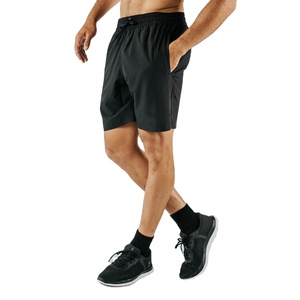 Shorts de sport pour hommes, coupe droite, légers, séchage rapide, respirants, en polyester, pour entraînement et fitness, taille élastique, personnalisables OEM - Product Image 1