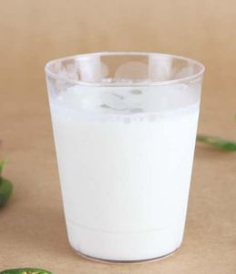 Vaso de jugo desechable OMKAAR de 150ml con poliestireno de forma cónica Lisa para tiendas, fiestas, pequeñas cantidades, ml - Product Image 4