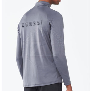 Camisetas de Compresión para Hombre, Nuevo Estilo, de la Mejor Calidad, con Cierre de 1/4, Spandex/Poliéster, Transpirables, Ligeras, Ajustadas, para Uso en Exteriores - Product Image 3