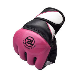 ถุงมือกีฬาหนัง8ออนซ์ & 16ออนซ์ผลิตตามสั่งสำหรับการต่อสู้ชกมวยและคาราเต้เพื่อฝึก MMA - Product Image 2
