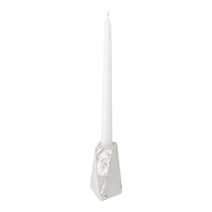 Bougeoir MOP en marbre blanc de qualité exclusive bougeoir à photophore au design unique pour bougeoir à chaud - Product Image 1