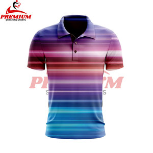 Camiseta Polo de Fútbol Personalizada Sublimada de Poliéster para Hombre, Camiseta Polo de Manga Corta Bordada de Alta Calidad - Product Image 1
