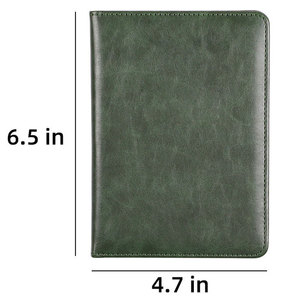 PU <b>Cover</b> Blank Leather <b>Passport</b> Holder Leather Custom RFID Blocking <b>Passport</b> Holder Travel Wallet for <b>Men</b> - Product Image 2