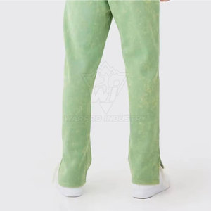 Street Style Acid Wash <b>Tracksuit</b> For Men Breathable Lightweight Material Suitable For Casual And Sports Activities - Product Image 6