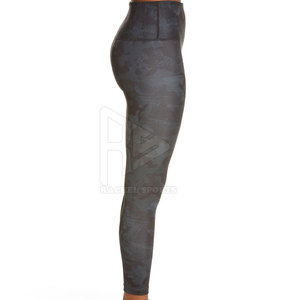 Leggings de yoga décontractés à taille mi-haute en coton 100% respirant à séchage rapide personnalisés pour femmes grandes tailles Nouveau design Service OME - Product Image 4