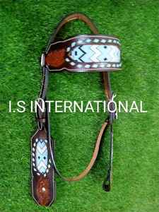 Conjunto de Cabezada y Pechera Tallados a Mano |   Equipo Ecuestre de Cuero Premium |   Mejor Precio Venta al por Mayor en Línea - Product Image 2