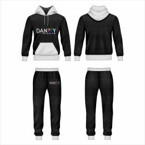 Chándal Deportivo Unisex de Invierno de Alta Calidad, Transpirable, de Forro Polar, Estampado Sólido, 100% Poliéster, con Capucha, Ropa de Entrenamiento Personalizable - Product Image 2