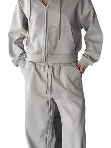 บริการ OEM เสื้อฮู้ดดี้ผู้หญิงแขนยาวผ้าฝ้ายสไตล์เกาหลี แห้งเร็ว ใส่ได้ในฤดูหนาว สกรีนลายด้านหน้าได้ตามสั่ง ไม่เป็นขุย ไซส์หลากหลาย MOQ ต่ำ - Product Image 5