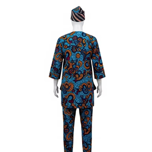 Ropa Tradicional Africana Estilo Kanga, Algodón Cómodo, Ropa Cultural para Uso Diario, Impresión Personalizada, Proveedor de Moda al por Mayor - Product Image 2