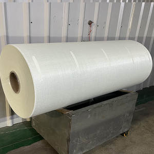 בד רשת פוליאסטר עם גב רשת להדבקת סרט ספוג - Product Image 4