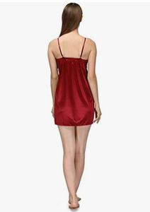 Camisón de Satén para Mujer, Tejido Sin Fricción que Retiene la Humedad, Tallas XS-2XL, Ropa de Dormir - Product Image 5