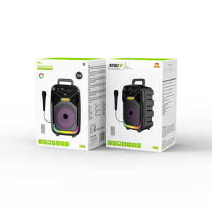 HOME DIGITALOME 20W <b>Wireless</b> Speaker with <b>Microphone</b> SPA-127 <b>Bluetooth</b> RGB LED Lighting Battery Powered for Home & Spa Use - Product Image 2