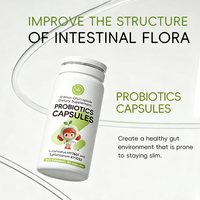 Capsules Probiotiques Orales Quotidiennes : Souches Actives Vivantes pour Maintenir la Santé Intestinale, Brûleur de Graisse Abdominale, Comprimés de Soutien Métabolique