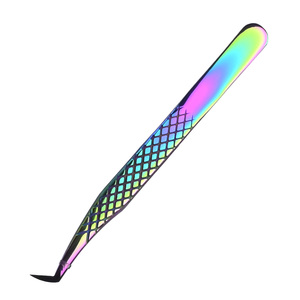 Pinces à cils en volume très vendues, pinces à cils en fibre, outils pour cils, pince à 90 degrés, 12 à 14 cm, acier inoxydable japonais - Product Image 1