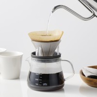 Serveur à café bien conçu, serveur de cafetière de 400 ml, goutteur de café facile à utiliser, serveur de café STRON 400, ensemble de goutteurs compacts