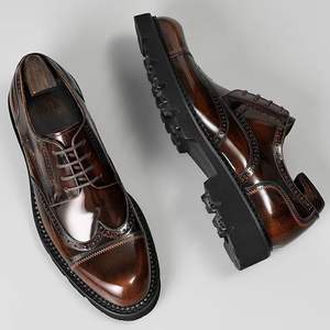 Zapatos de Negocios de Cuero Genuino con Suela Resistente al Desgaste y Plantilla Transpirable, Zapatos Formales para Hombre, Zapatos de Oficina - Product Image 3